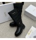 251017 Dior 251017 British style Block Knight Boots
