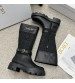 251017 Dior 251017 British style Block Knight Boots