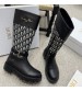 251017 Dior 251017 British style Block Knight Boots