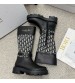 251017 Dior 251017 British style Block Knight Boots
