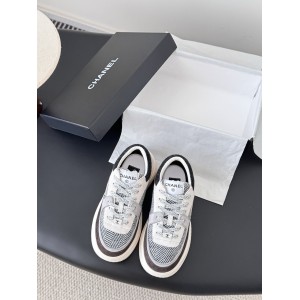 251019-4 Chanel_251019-4 Chanel Silver Horn King Sports and Leisure Shoes