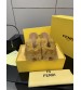 251022-1 Fendi_251022-1 Fendi high-heeled retro fish mouth slippers, fluffy lazy slippers