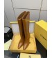 251022-3 Fendi_251022-3 Fendi Bow Heel Metal Vertical Bar Decorative High Heel Long Boots