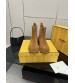 251022-5 Fendi_251022-5 FENDI low boots made of leather with classic F letter embroidery