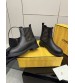 251022-5 Fendi_251022-5 FENDI low boots made of leather with classic F letter embroidery